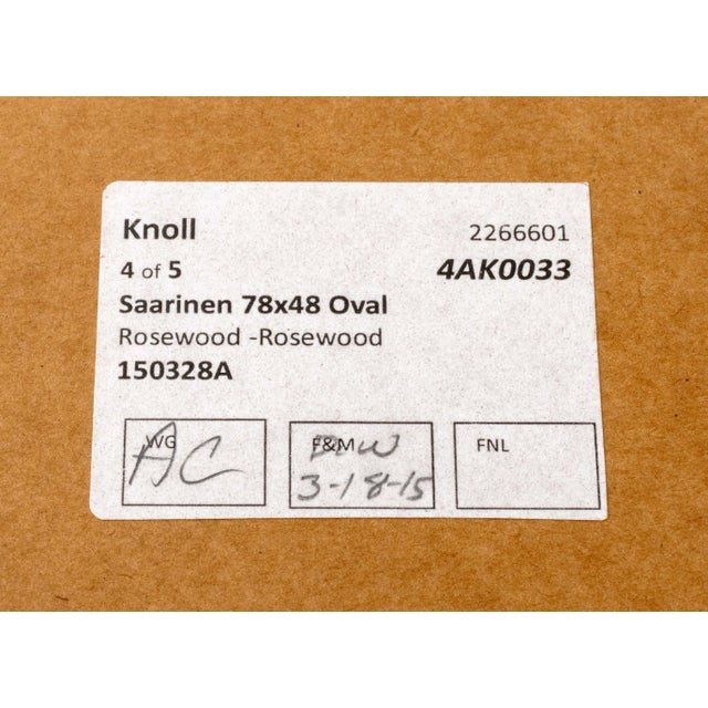 Eero Saarinen X Knoll "Tulip" Dining Table For Sale - Image 9 of 9
