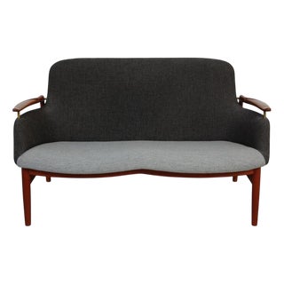 NV53 2-Seater Sofa by Finn Juhl for Niels Vodder, 1950s For Sale