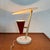 Beautiful midcentury desk or table lamp. Italian, probably from the 1950s. Great design, with a soft yellow colour...