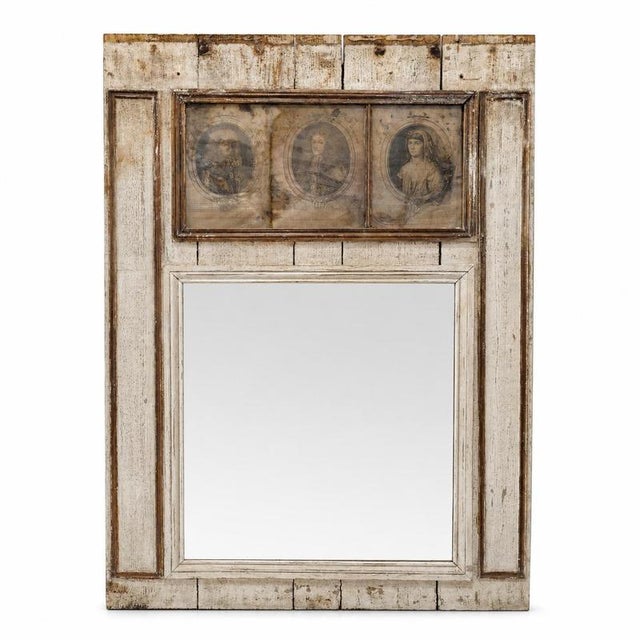 French Mirror with Engravings, 1600s For Sale - Image 9 of 9