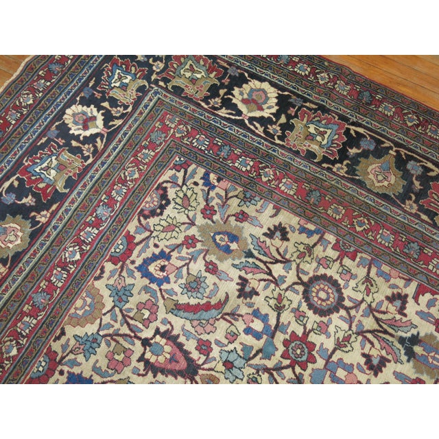 Late 19th Century Antique Persian Doroksh Carpet - 10'5" x 13'5" For Sale - Image 13 of 18