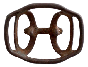 Vintage Iron Horse Harness Buckle Decor