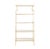 2020s Matthew Izzo Home Dorothy Gold Leaf Flared Etagere With Glass Shelves For Sale - Image 5 of 5