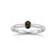 This elegant solitaire piece showcases a warm, earthy-toned gemstone set in a sleek and minimalist design, offering...