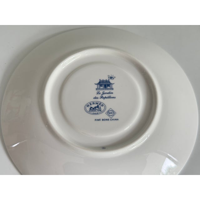 Hermes Le Jardin des Papillons Coffee cup 0.2L with saucer 14.5 cm This piece has an attribution mark, I am sure that it...