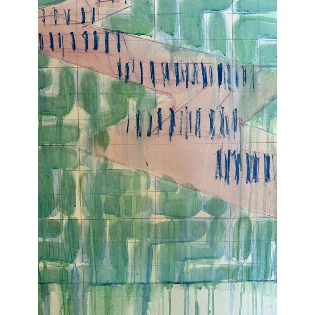 Richard Smith, 1982, Gouache and Pencil For Sale - Image 6 of 8