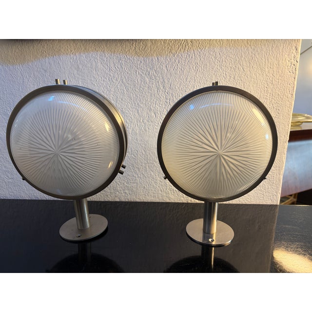 Gamma Wall Lamps by Sergio Mazza for Artemide, 1960s, Set of 2 For Sale - Image 9 of 9