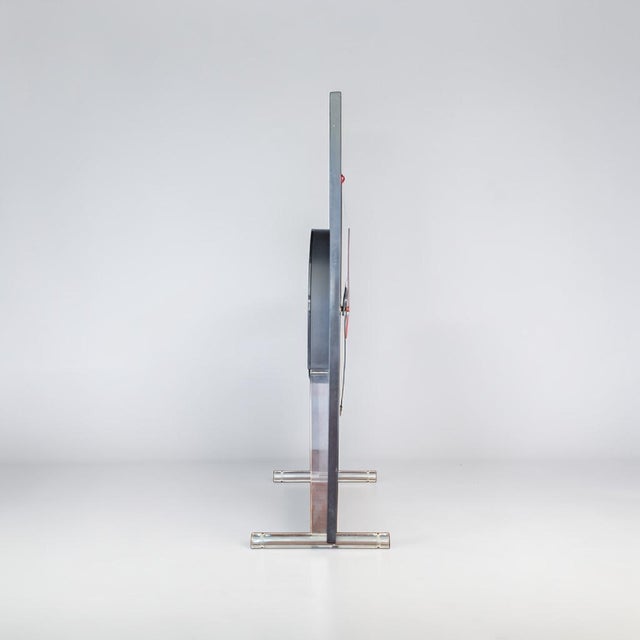 Postmodern Morphos Clock by Kurt B. Delbanco for Acerbis, Italy, 1980s For Sale - Image 3 of 6