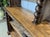 Antique Oak and Fir Wood-Paneled Bookcase, 1900s For Sale - Image 13 of 18