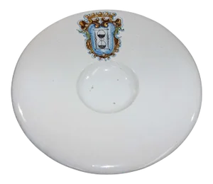 Vintage Talavera Large Stoneware White Bowl Spain