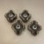 Fat Lava Brown & Beige Ceramic Wall Lights from Pan Ceramics, Germany, 1970s, Set of 4 For Sale - Image 3 of 18