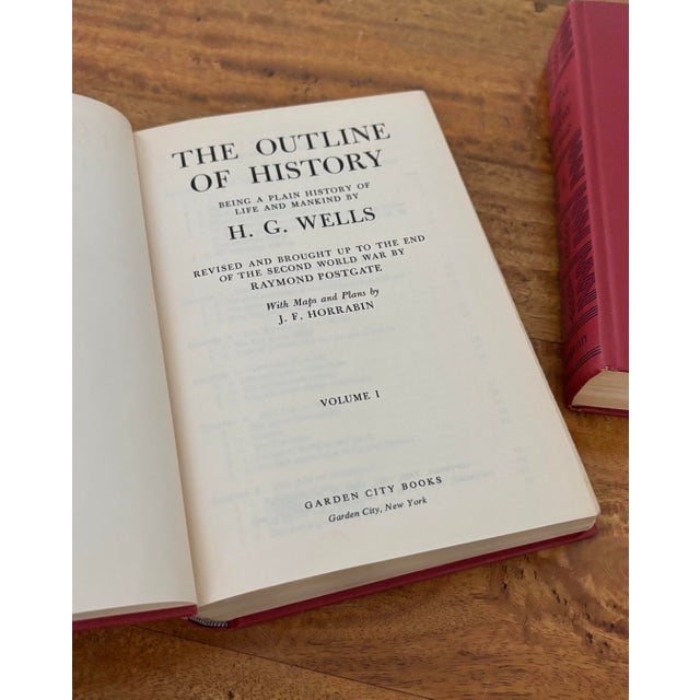 H. G. Wells' "The Outline of History" Complete Set of 2 For Sale - Image 4 of 10