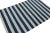 Rug & Kilim Rug & Kilim’s Indian Dhurrie Rug in Cool, Coastal Navy Blue and White Stripes For Sale - Image 4 of 8