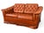 1960s Danish Chesterfield Leather Loveseat Sofa For Sale - Image 5 of 10