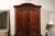 Late 19th Century 19th Century French Provincial Buffet Deux Corps Cabinet Armoire in Oak For Sale - Image 5 of 11