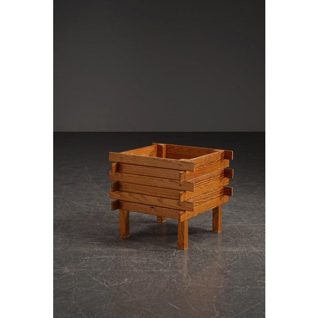 Dutch Wood Planter, 1960s For Sale - Image 5 of 13