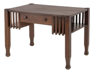 j.m. Young and Sons Arts and Crafts Oak Desk