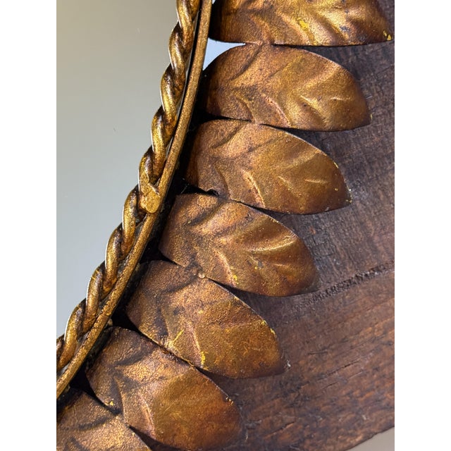 Vintage Italian Sun Mirror, 1950s For Sale - Image 9 of 10