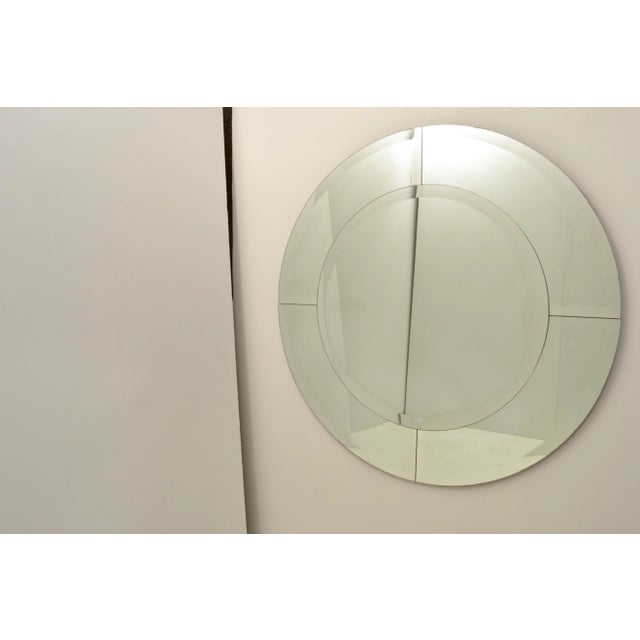 1980s Karl Springer Saturn Mirror, 48", Usa C1980s For Sale - Image 5 of 8