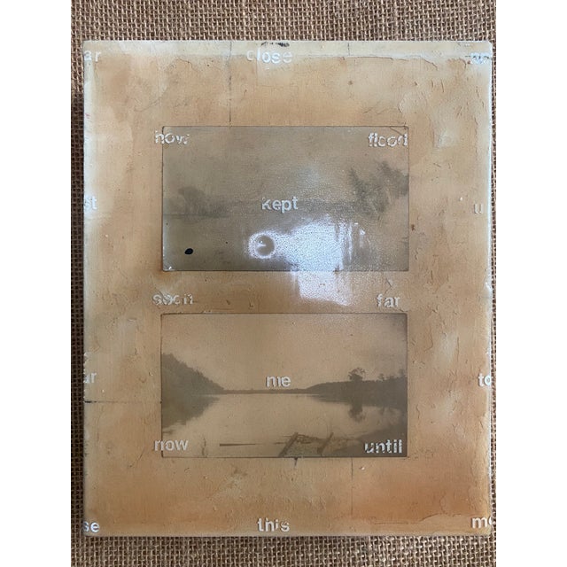 Rachel Denny Collage Painting Photographic Mixed Media Art Piece, 2003 For Sale - Image 13 of 18