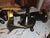 Antique English Cast Iron Coffee Grinder For Sale - Image 4 of 10