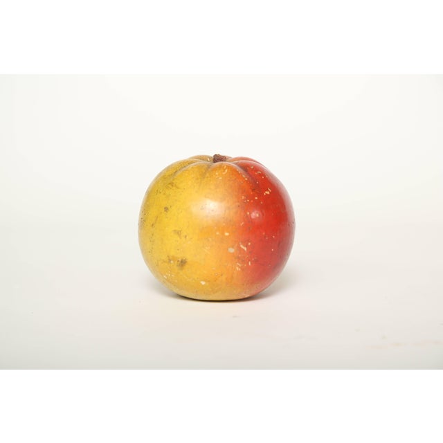 English Red Ware Hand Painted Pottery Fruit - Set of 3 For Sale - Image 4 of 8