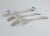 Queen Anne 20th Century Stieff Queen Anne Williamsburg Sterling Silver Dinner Forks - Set of 3. For Sale - Image 3 of 10