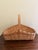 Wood Vintage Split Oak Gathering Basket With Warm Patina For Sale - Image 7 of 9