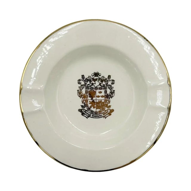Vintage 5-Star Beverly Wilshire Hotel Ashtray Dish Los Angeles Porcelain For Sale In Washington DC - Image 6 of 12