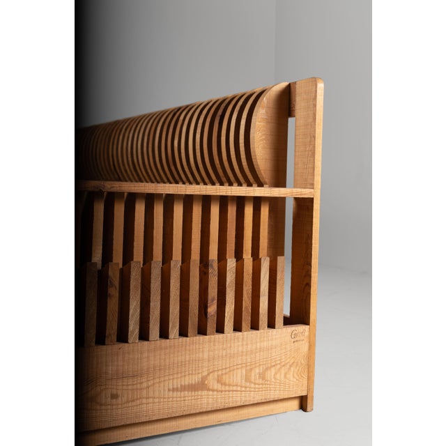 Mobili Nella Valle Series 3-Seater Sofa by Mario Ceroli for Poltronova, Italy, 1972 For Sale - Image 15 of 17