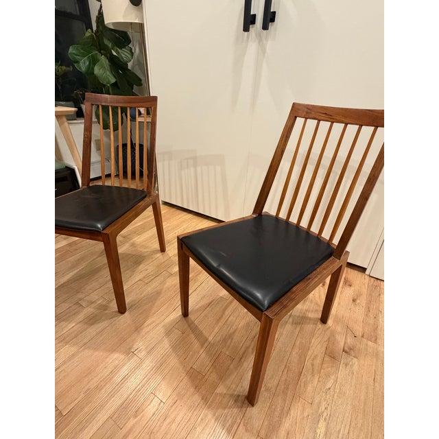 2010s Pair of Organic Modernism Dining Chairs For Sale - Image 5 of 7