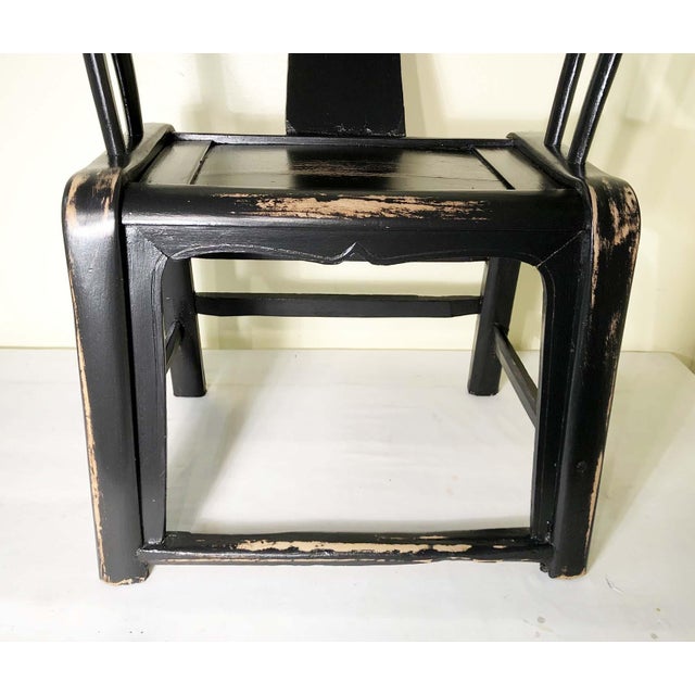 Wood Antique Ming Arm Chair (3560), Circa 1800-1849 For Sale - Image 7 of 9