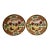 Vintage Chinese Hand Painted Rooster Plates - A Pair For Sale