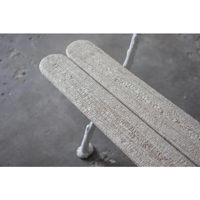 Panchina Bianca Antique Bench by Yukiko Nagai For Sale - Image 6 of 8