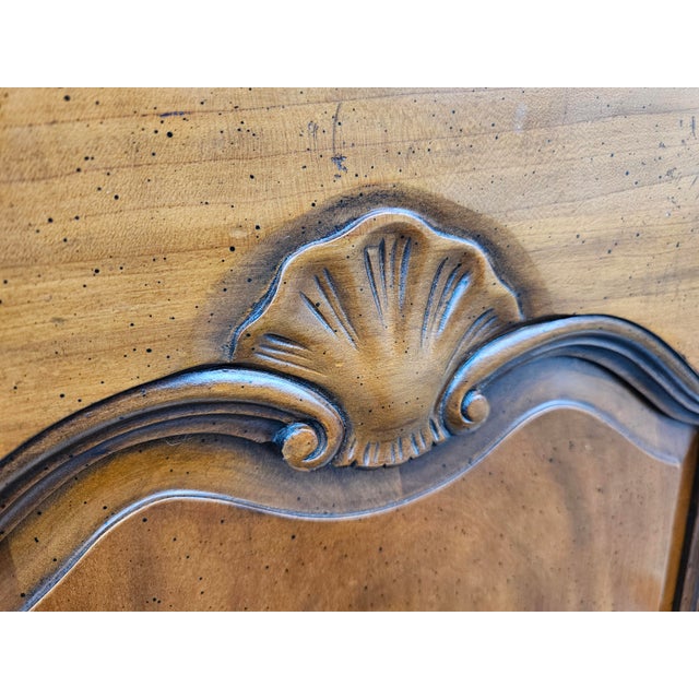 Kindel Furniture Locking Flip Top Server Dry Bar on Casters For Sale - Image 12 of 17