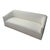 Italian Restoration Hardware 1950s Italian Shelter Arm Sofa – White Upholstery For Sale - Image 3 of 10