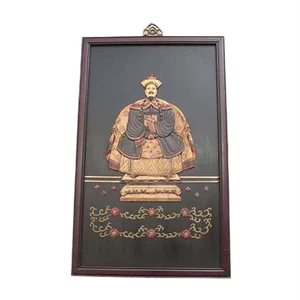 Empress and Emperor Panels, 1950s, Set of 2