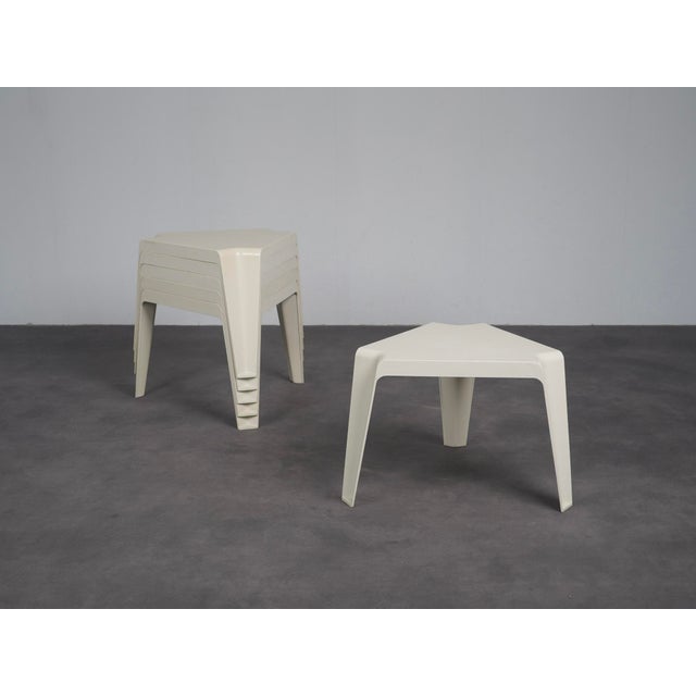 Vintage Modular Tables by Helmut Bätzner for Bofinger, Germany, 1970s, Set of 6 For Sale - Image 4 of 9
