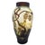 Chinese Peking Cameo Overlay Glass Vase With Bird and Pine Tree Motif, Frosted Art Glass For Sale - Image 11 of 13