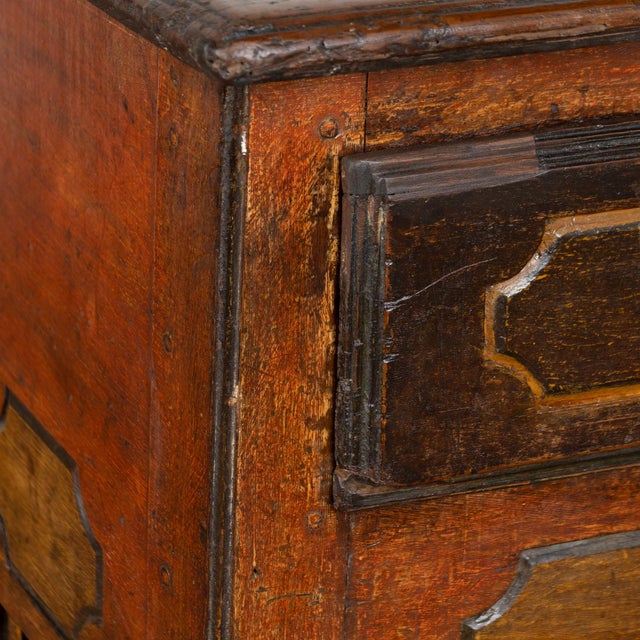 19th Century Portuguese Oak Side Console Table With Original Painted Finish For Sale - Image 10 of 16
