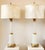 Pair of Antique Frence Louis Faceted Opaline and Guilt Table Lamps For Sale - Image 11 of 11