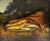 Oil on relined canvas, 19th century, still life with fish, signed lower right "H L Rolfe" This composition depicts an...