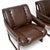 Brown Vintage Armchairs by Torbjorn Afdal for Bruksbo, 1970, Set of 2 For Sale - Image 8 of 11