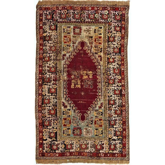 1900 Antique Turkish Sivas Rug For Sale - Image 4 of 4
