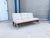 ✨ Mid-Century Modern Walnut & Aluminum Sofa ✨ This beautifully mid-century modern sofa is a striking blend of warm natural...