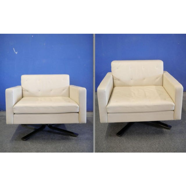 Jean-marie massaud (born in 1966) & poltrona frau (publisher) swivel armchair, ferrari kennedee model, upholstered in...