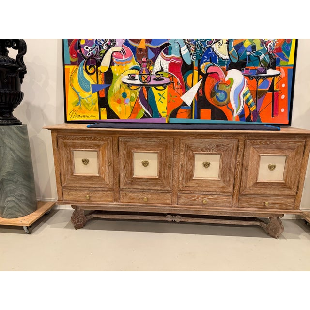 French Art Deco Buffet in the Style of Charles Moreux With Medusa Heads For Sale - Image 11 of 14