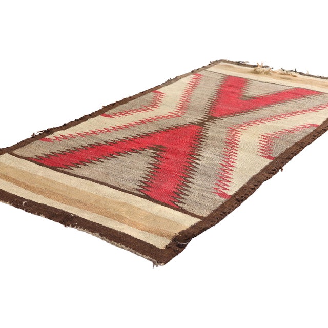 79543 Antique Eye Dazzler Southwestern Rug, 02'04 x 04'08. The Desert Lightning: Antique Southwest Eye Dazzler Masterpiece...