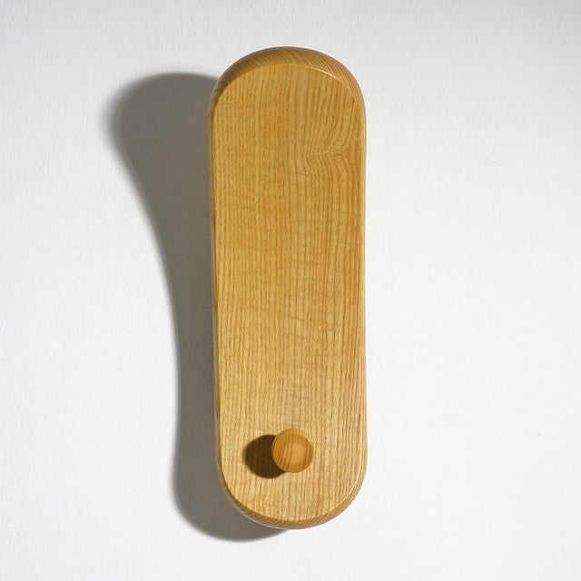Brown Spatola Wall Coat Hangers by De Paz, Durbino, Lomazzi for Fiarm, 1970s, Set of 2 For Sale - Image 8 of 14