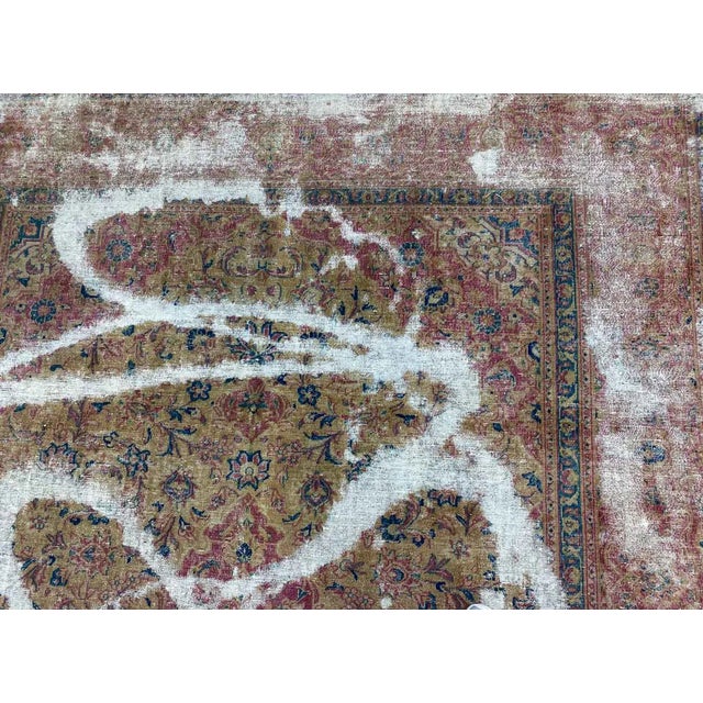 Textile Vintage Middle Eastern Hand-Knotted Rug For Sale - Image 7 of 9
